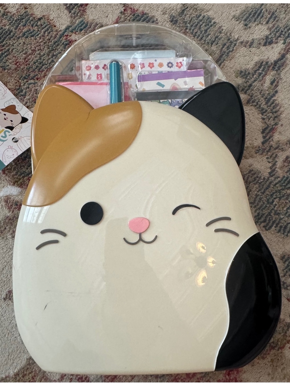 Original Squishmallows Creative Caddy Cat Design Storage Box